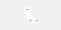 Thumbnail of Grid Knit™ Run Socks - White with Baked Clay (2 Pack)