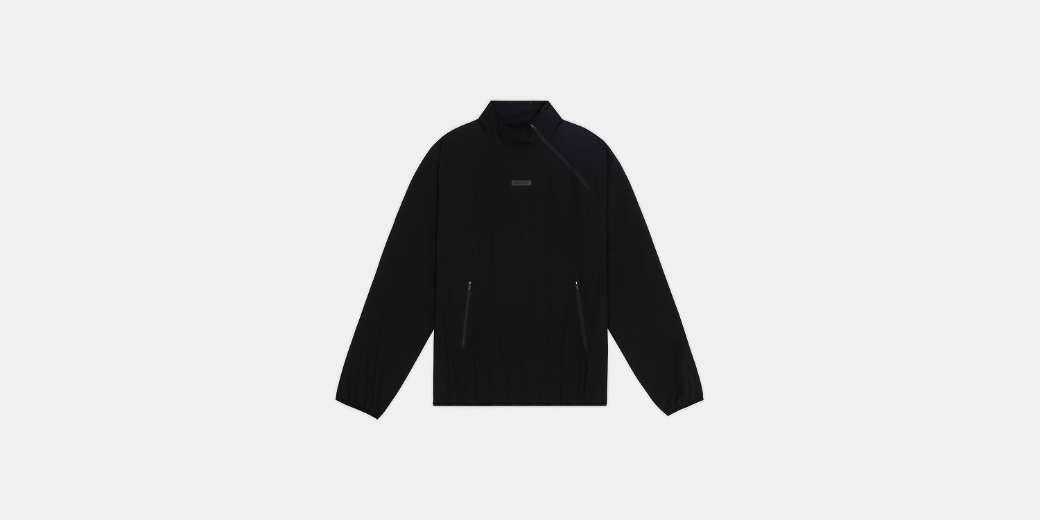 Hitaishō Zip Pullover, Unisex - Black