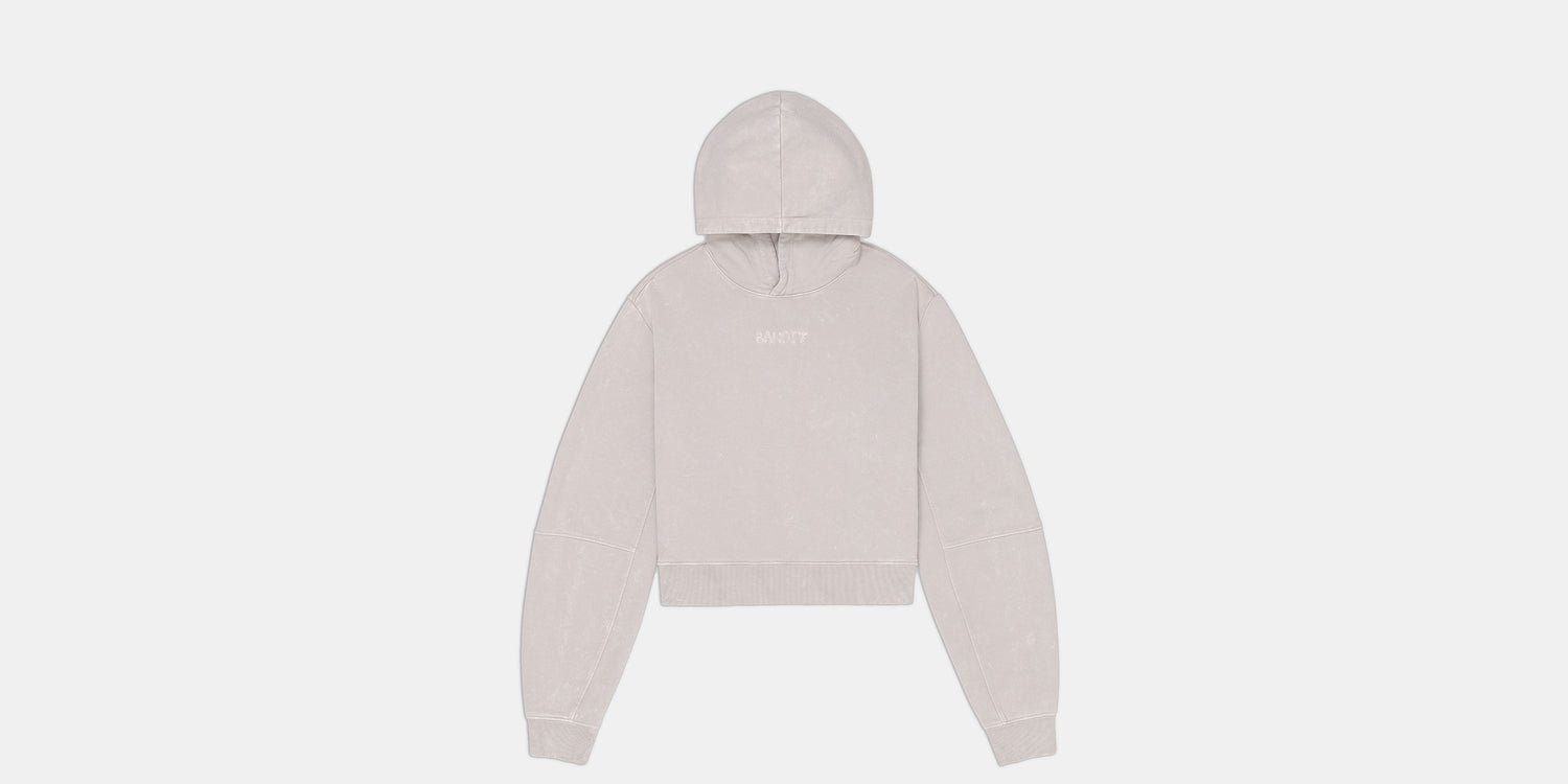 Cotton Fleece Embroidered Hoodie