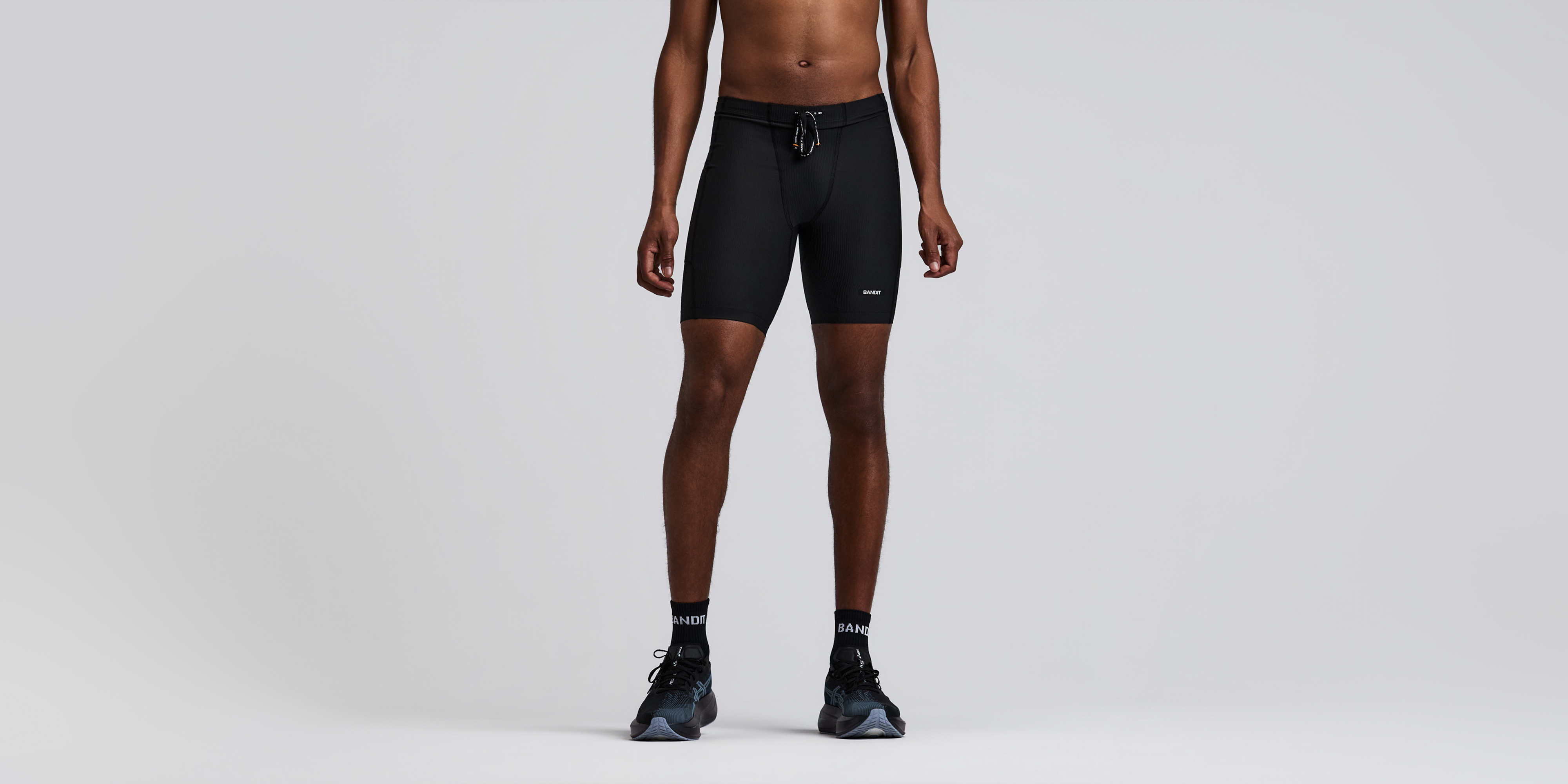 Men's Cadence™ 7 Pocket Half Tights - Black