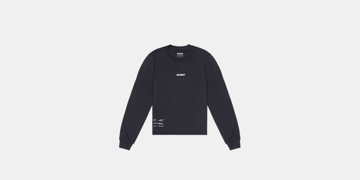 Women's Micromesh™ Long Sleeve Tee - Black