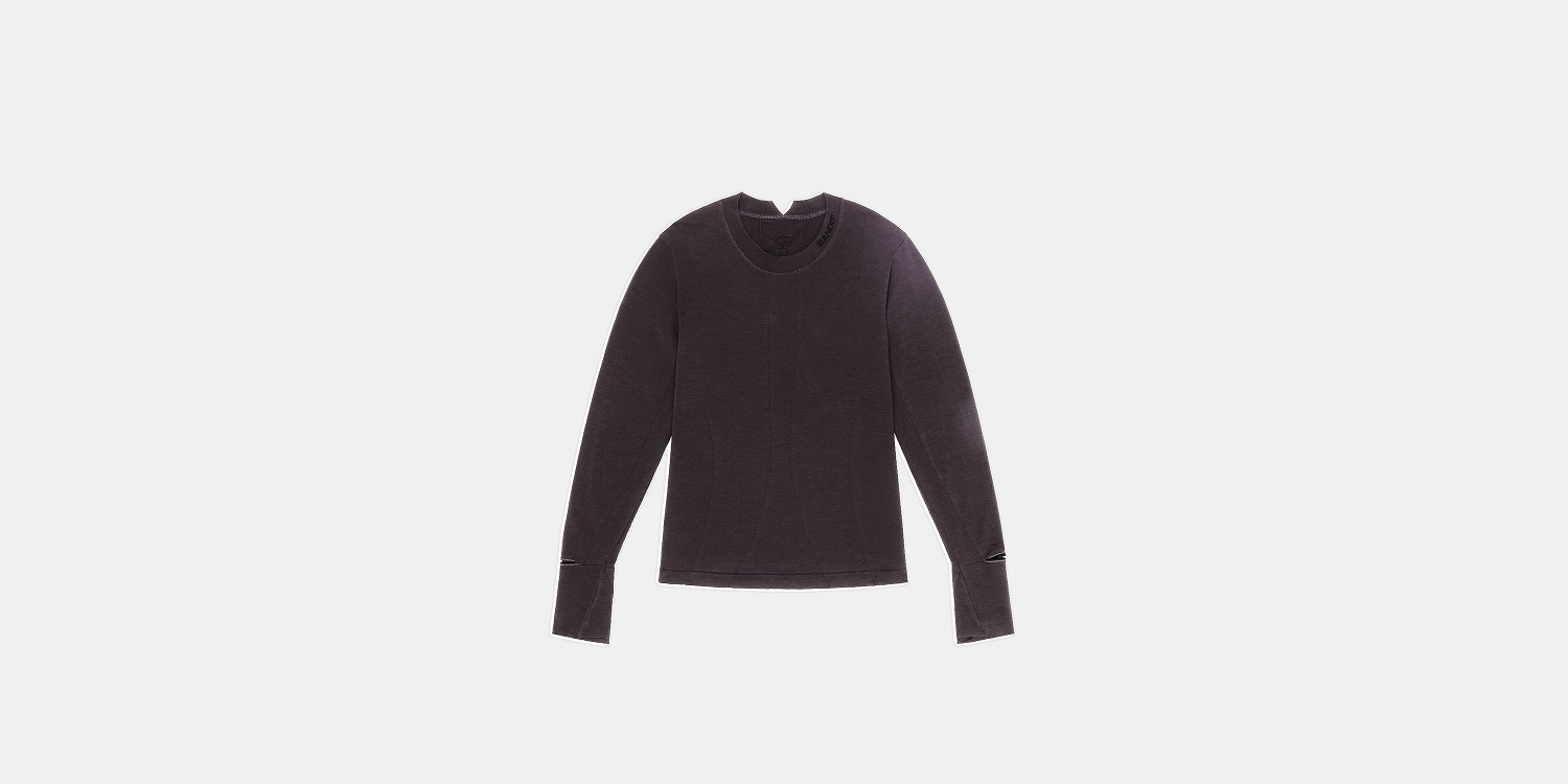 Women's Seamless Wool Blend Long Sleeve - Shadow