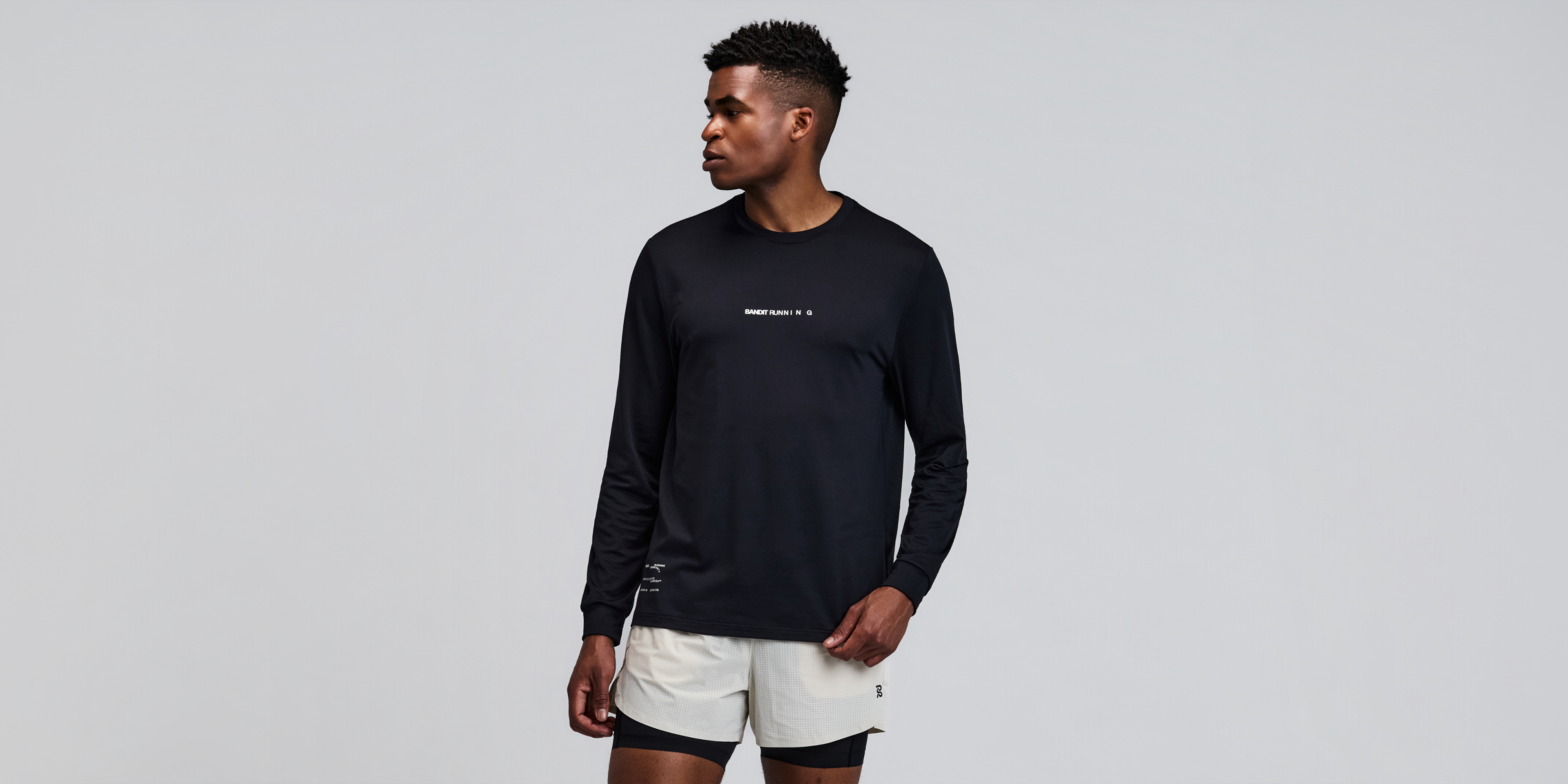 Unisex Micromesh™ Long Sleeve Performance Tee - Black