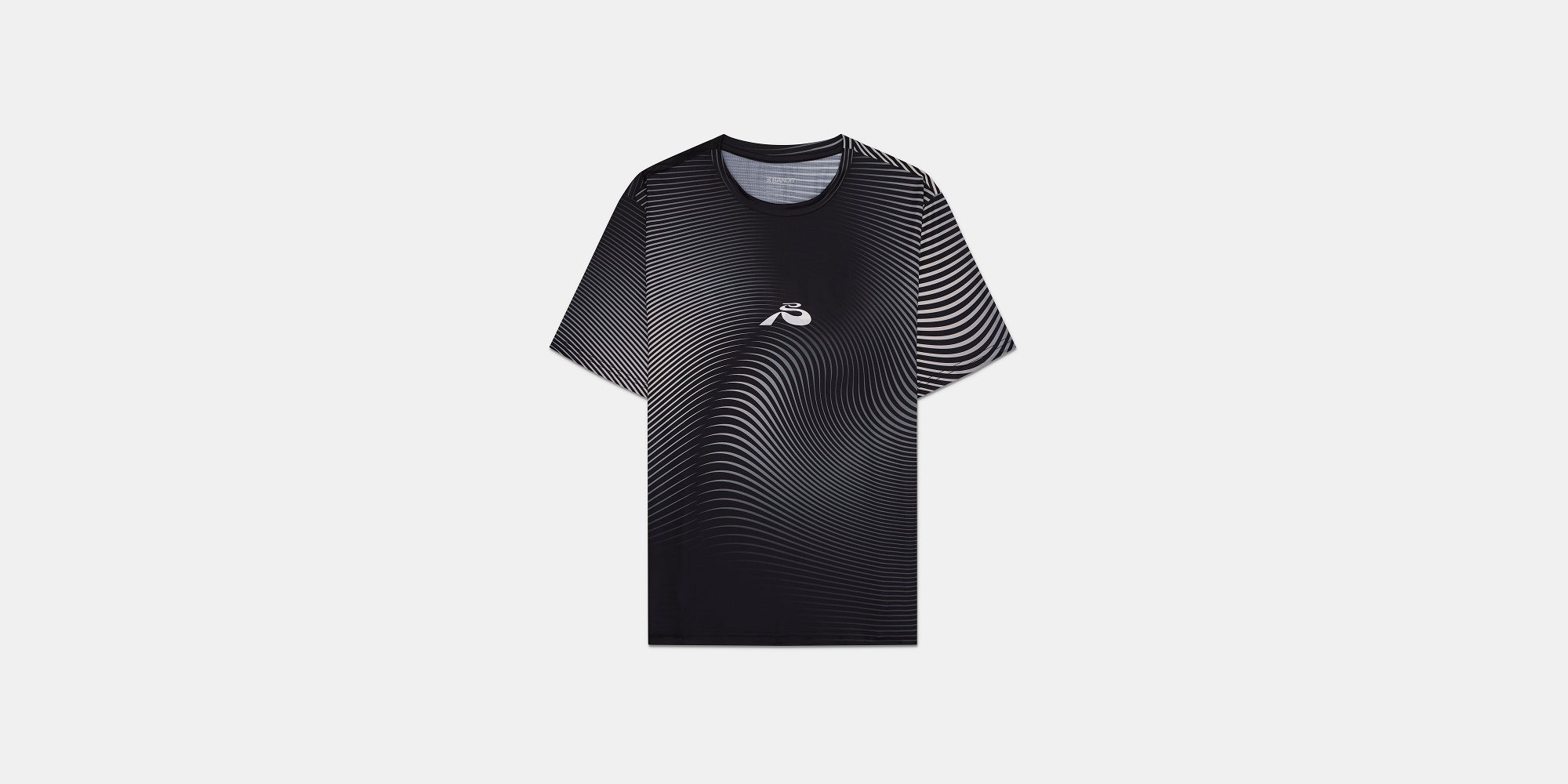 Drift™ Mirage Performance Tee - Black with Chalk Print