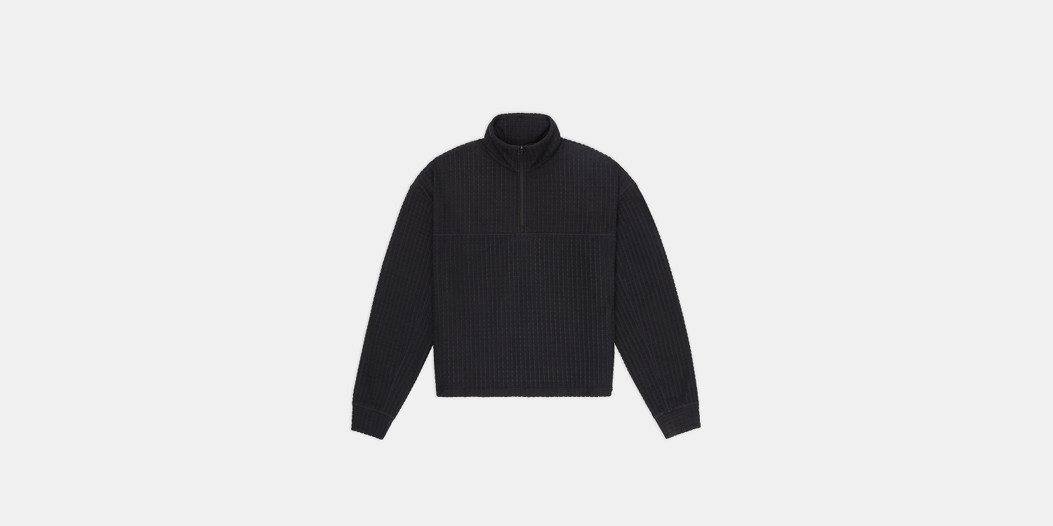 Women's MacroSoft™ Quarter Zip - Black