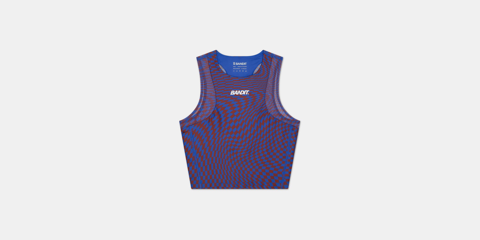 Stamina™ Lyra Race Crop - Deep Peri Blue with Rust