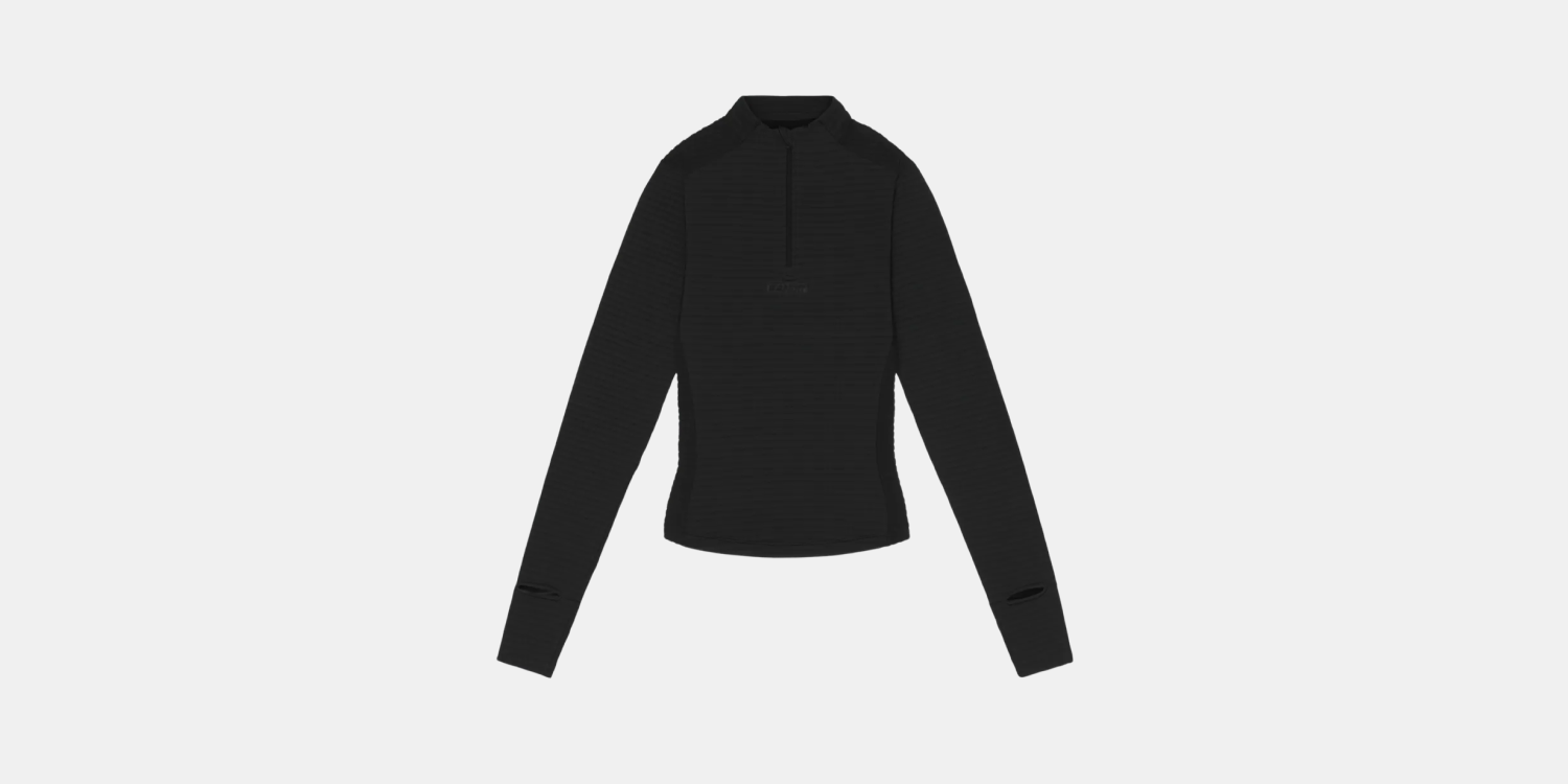 Women's CaldoGrid™ Quarter Zip - Black