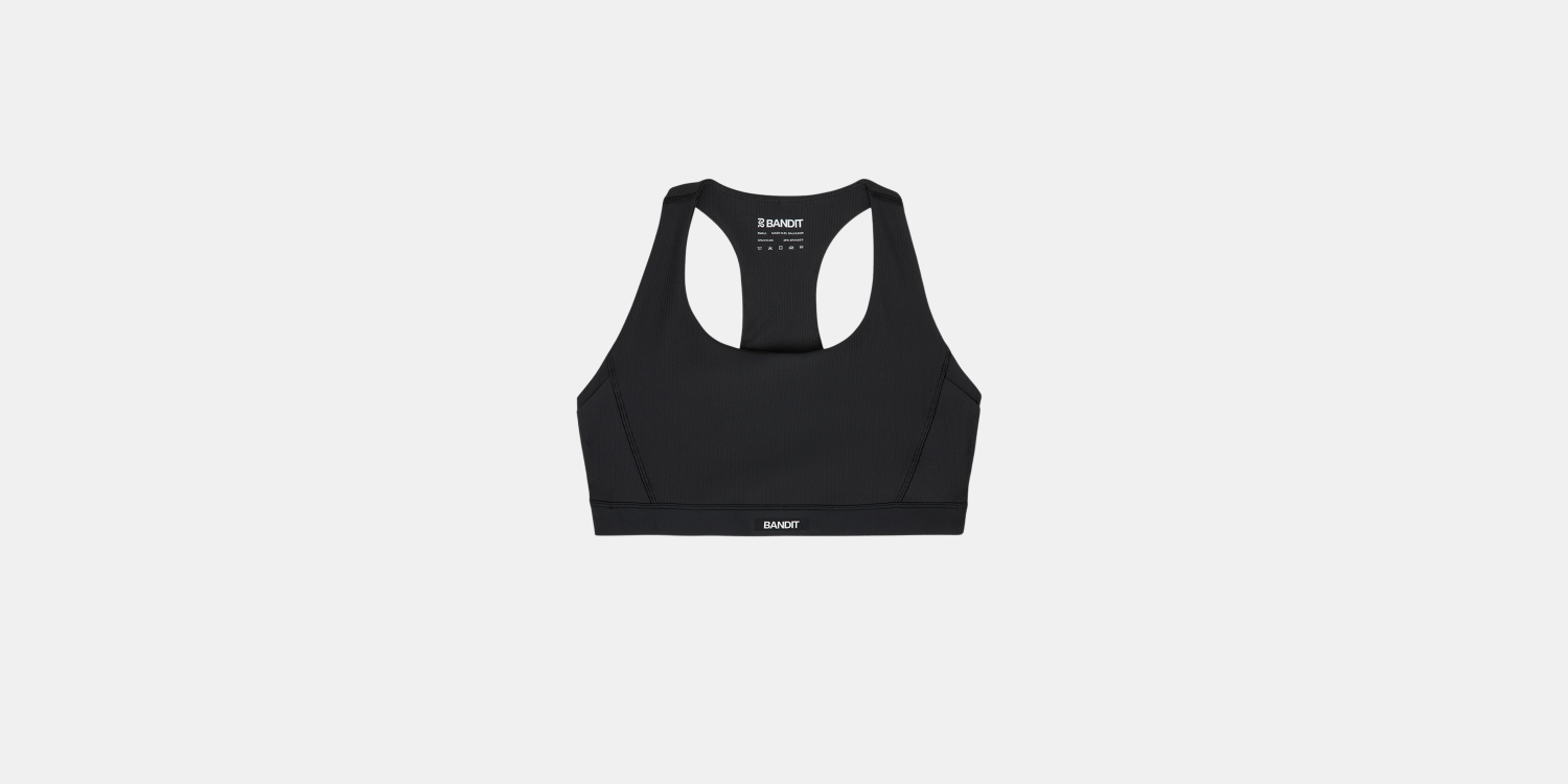 Cadence™ Scoop Neck Run Bra - Black