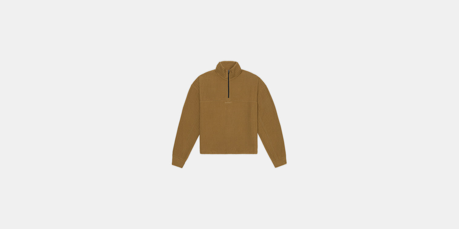 Women's MacroSoft™ Quarter Zip - Antique Brass