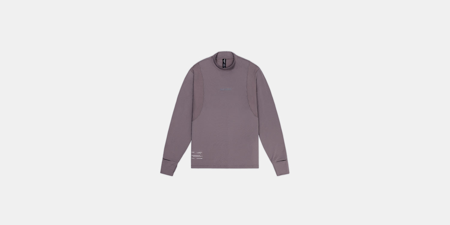 Men's AuraGrid™ Mockneck Long Sleeve - Haze