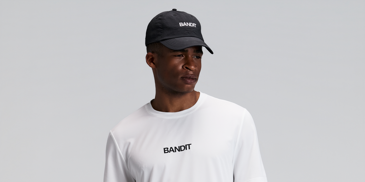 "Bandit" Nylon Dad Hat - Black