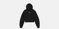 Thumbnail of Women's Stitch Logo Cropped Hoodie - Black