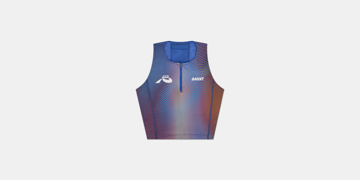 Ares™ Zip Front Race Crop - Gradient Rust