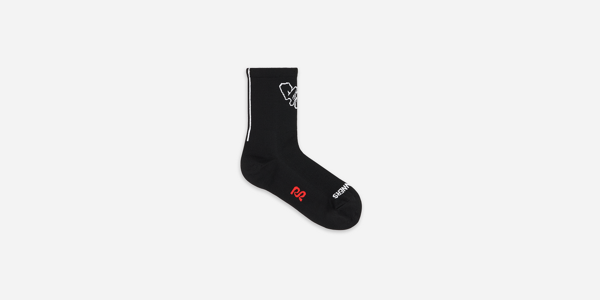 РОЙ(デサントソックス BLACK) Bandit Grand Prix Lite Run™ Socks - 2 Pack