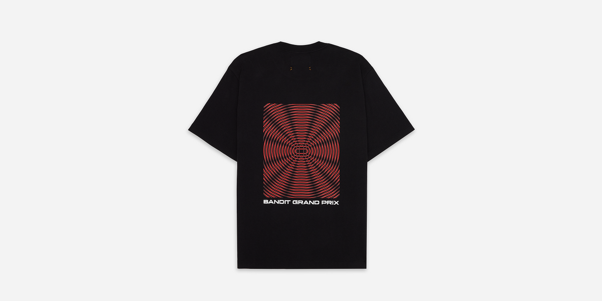 Bandit Grand Prix "Formula Run" Cotton Tee - Black