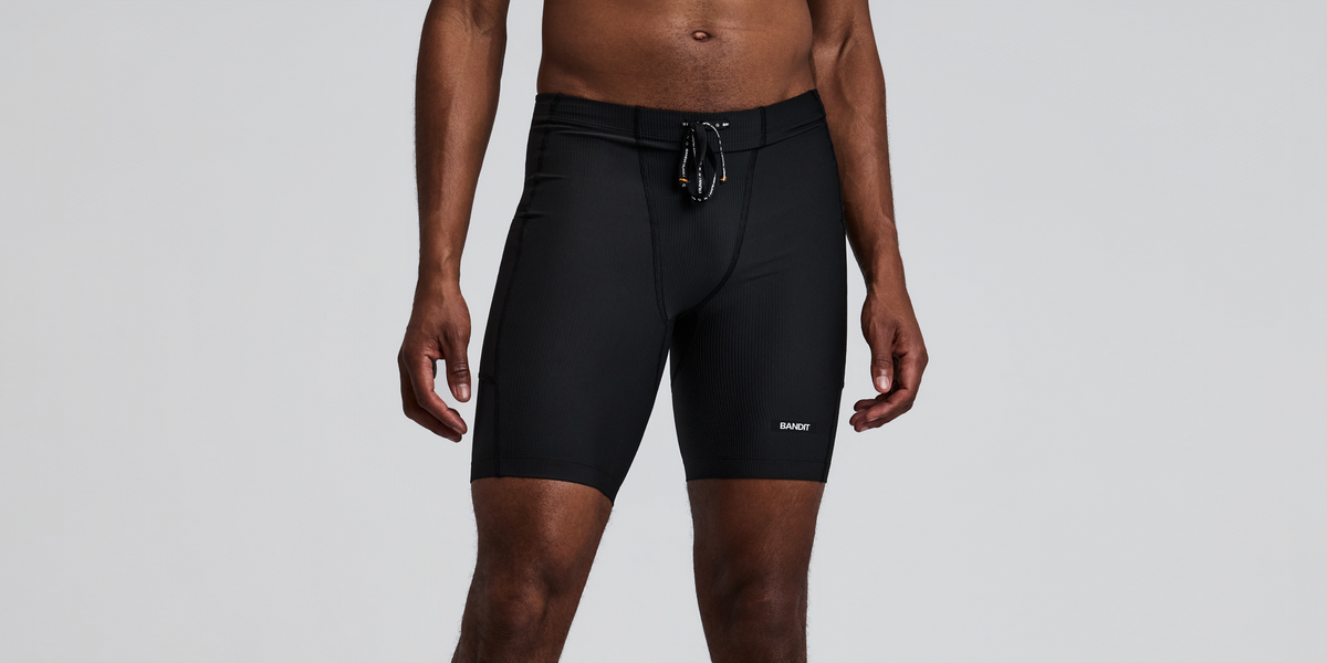 Men's Cadence™ 7 Pocket Half Tights - Black