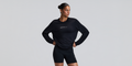 Thumbnail of Unisex Micromesh™ Long Sleeve Performance Tee - Black