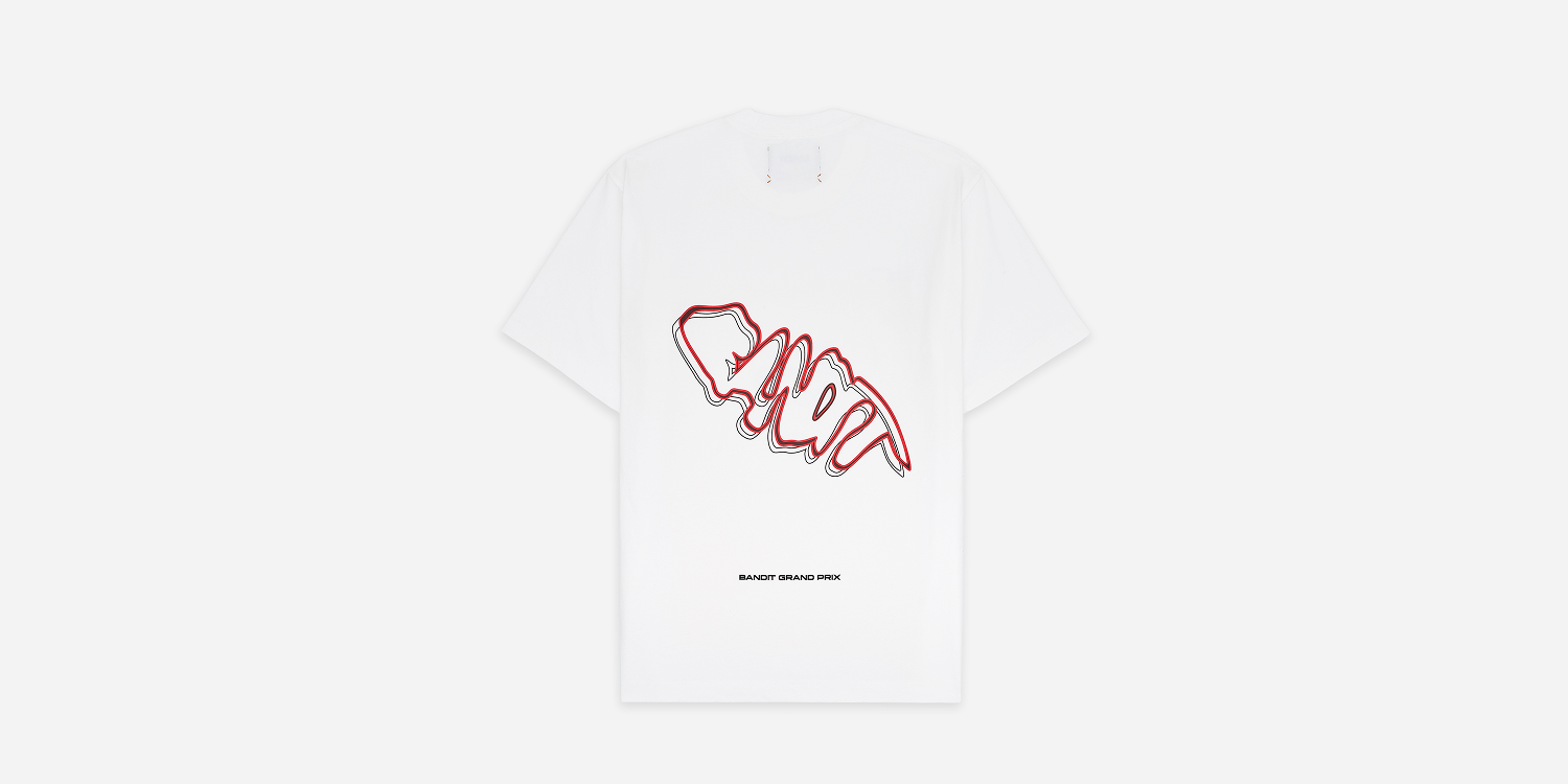 Bandit Grand Prix Cotton Tee - White