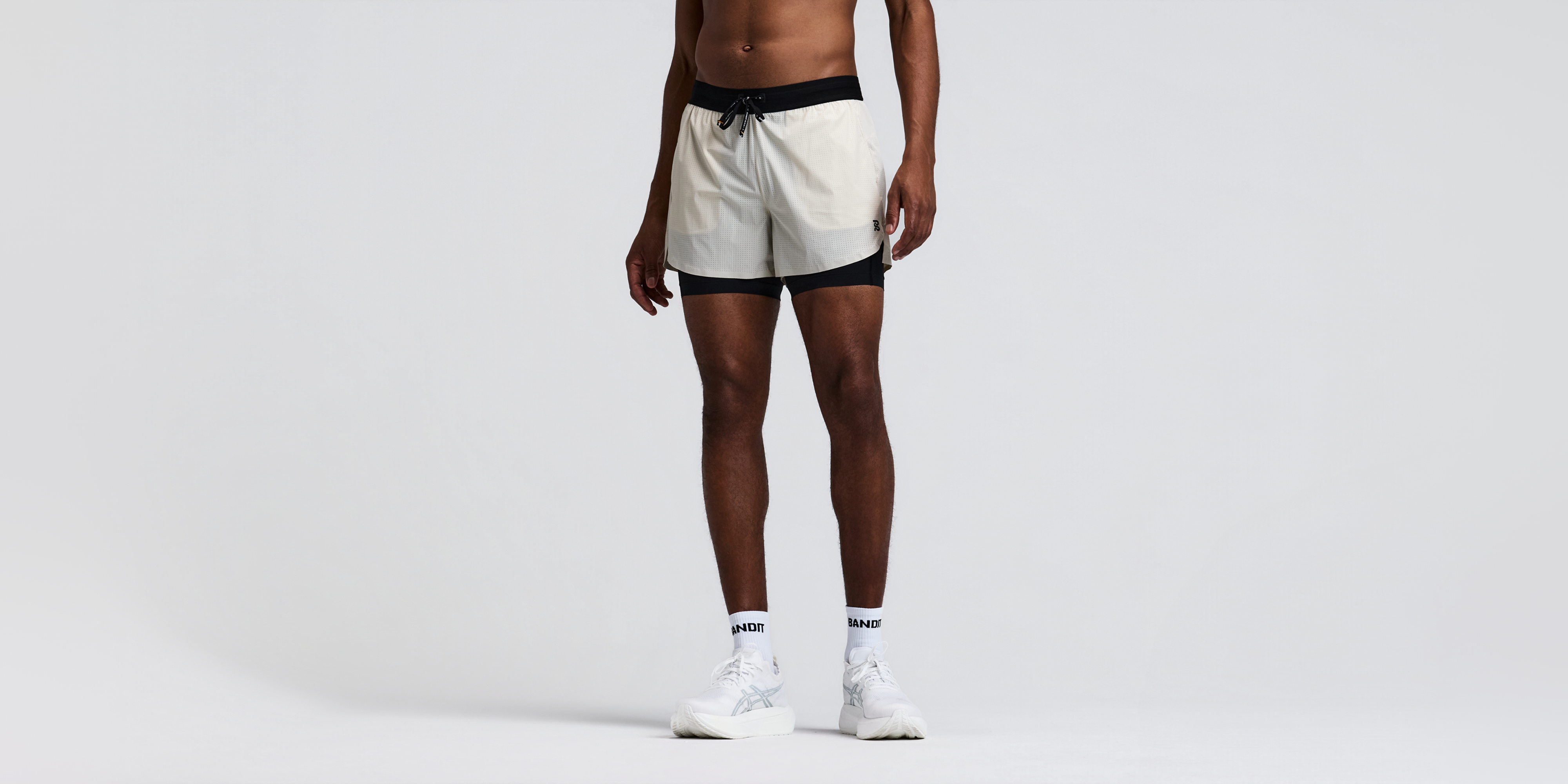 Men's Vento™ 2-In-1 Run Short - Champagne