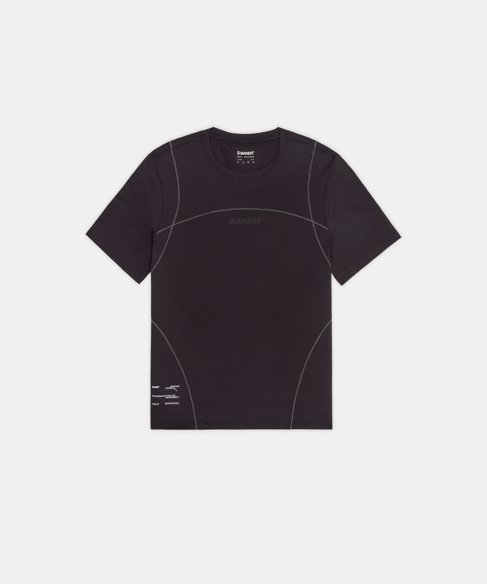 Men's Micromesh™ Reflecto Stitch™ Run Tee - Shadow