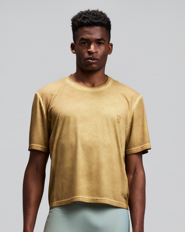 Men's FrioSoft™ Perforated Box Tee - Copal
