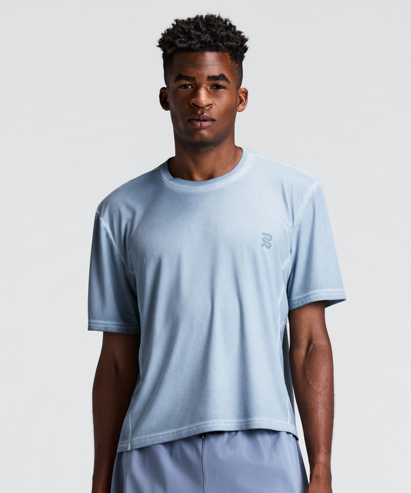 Men's FrioSoft™ Perforated Box Tee - Pavilion Blue