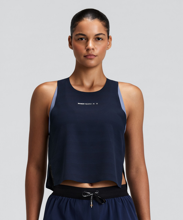 Women's CoolGrid™ Race Singlet - NY Navy