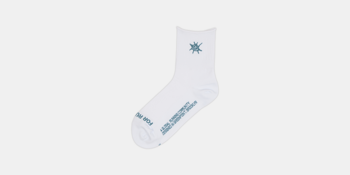 Lite Run™ Ribbed Quarter Socks - Tranquil Blue (2 Pack)