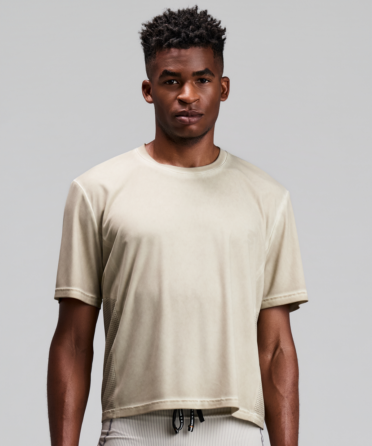 Men's FrioSoft™ Perforated Box Tee - Plaster