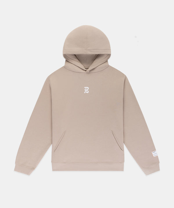 The Cotton Fleece Abstract Thinker Hoodie - Unisex, Stone