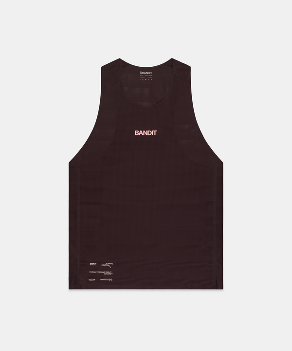 Men's CoolGrid™ Training Singlet with Flopack™ - Espresso