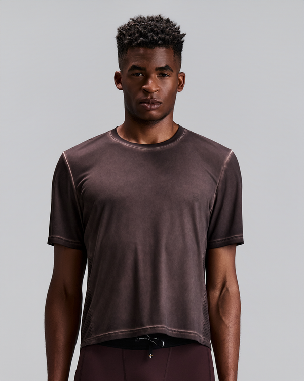 Men's FrioSoft™ Perforated Box Tee - Espresso