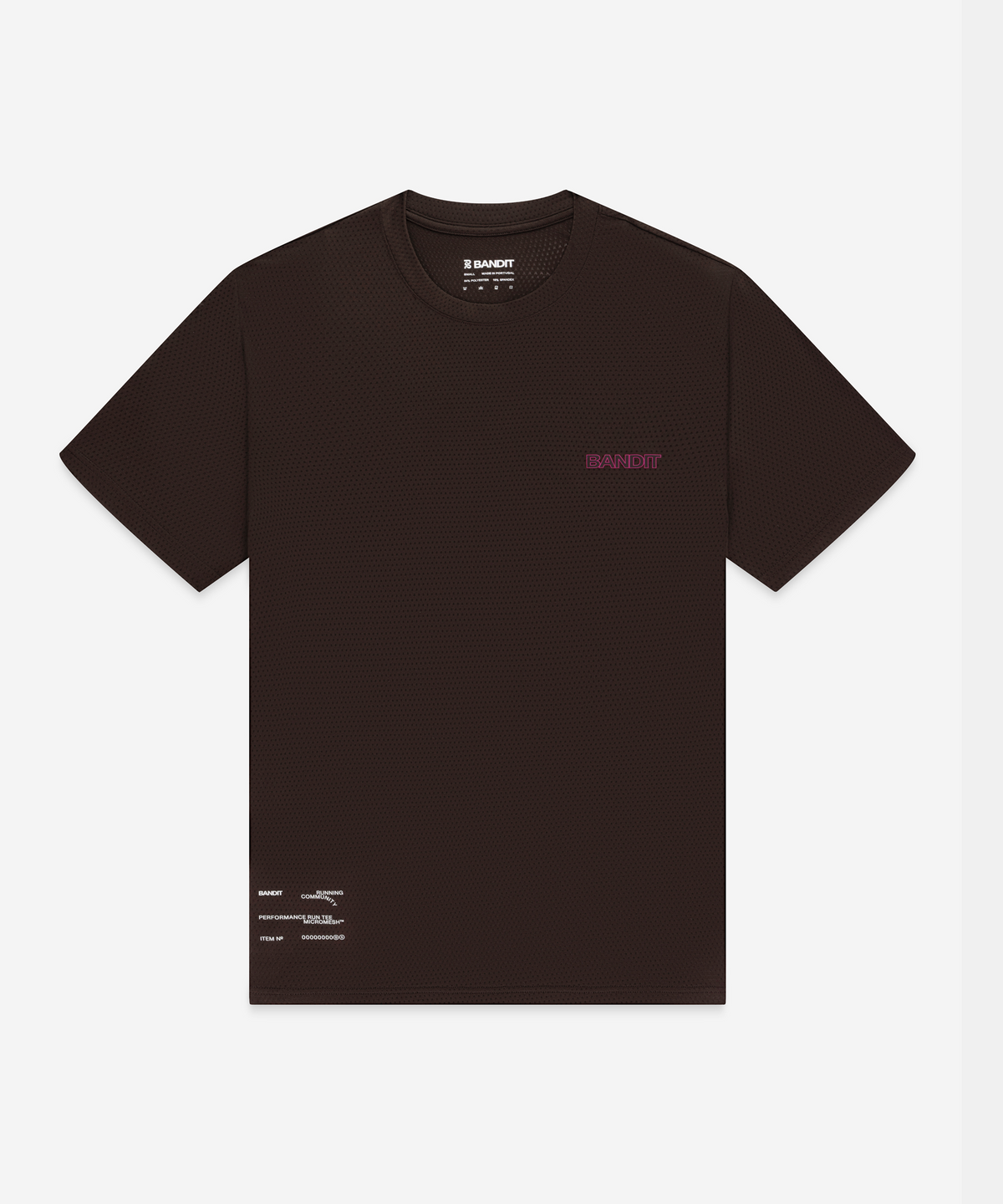 Men's Micromesh™ Short Sleeve Run Tee - Espresso
