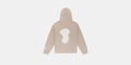 Thumbnail of The Cotton Fleece Abstract Thinker Hoodie - Unisex, Stone