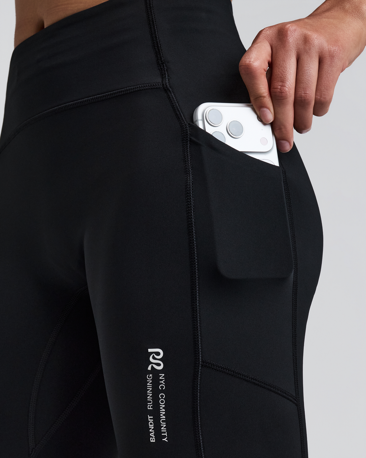 Women's Stamina™ Flatlock High Waist Leggings - Black