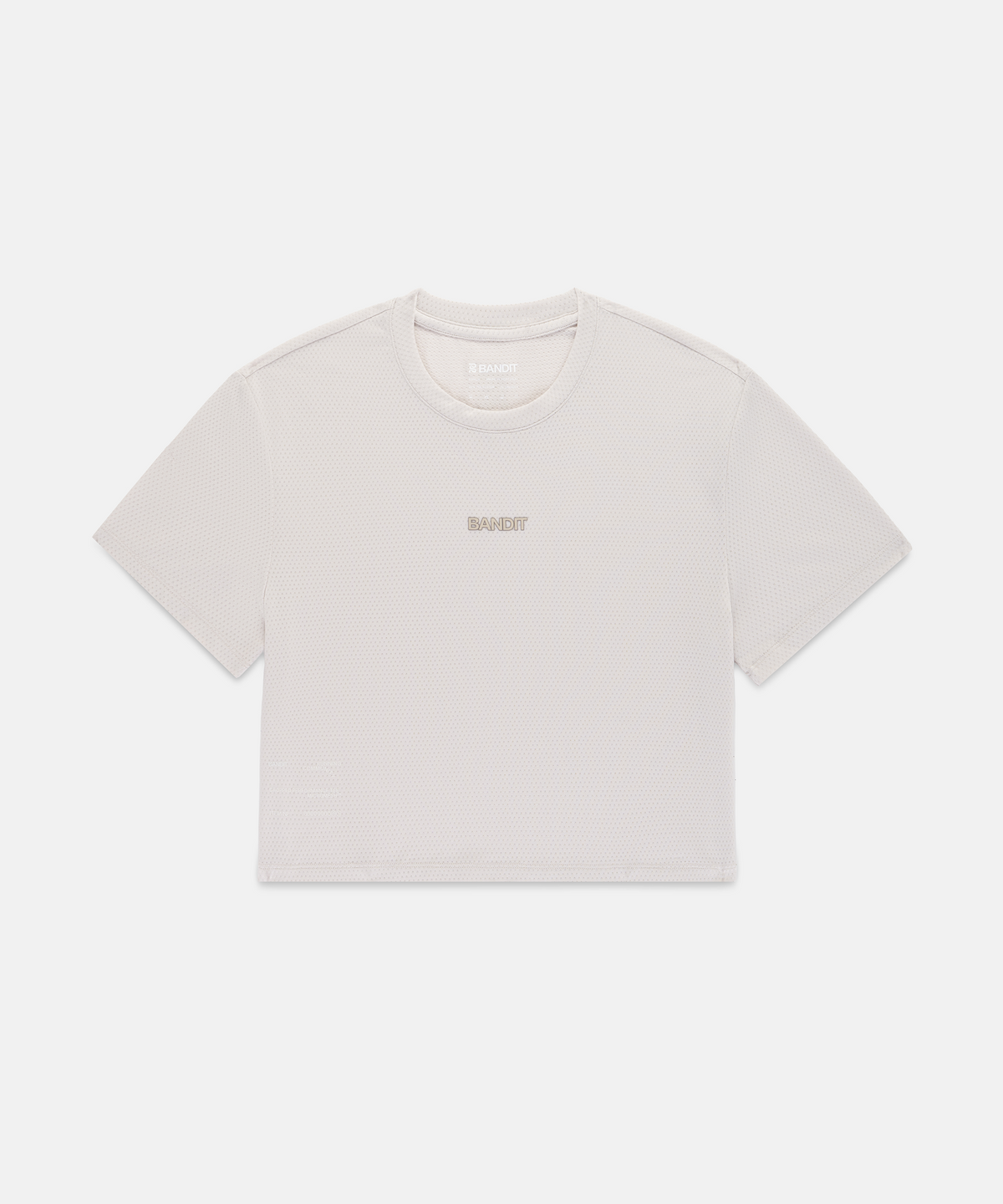 Women's Micromesh™ Cropped Run Tee - Plaster