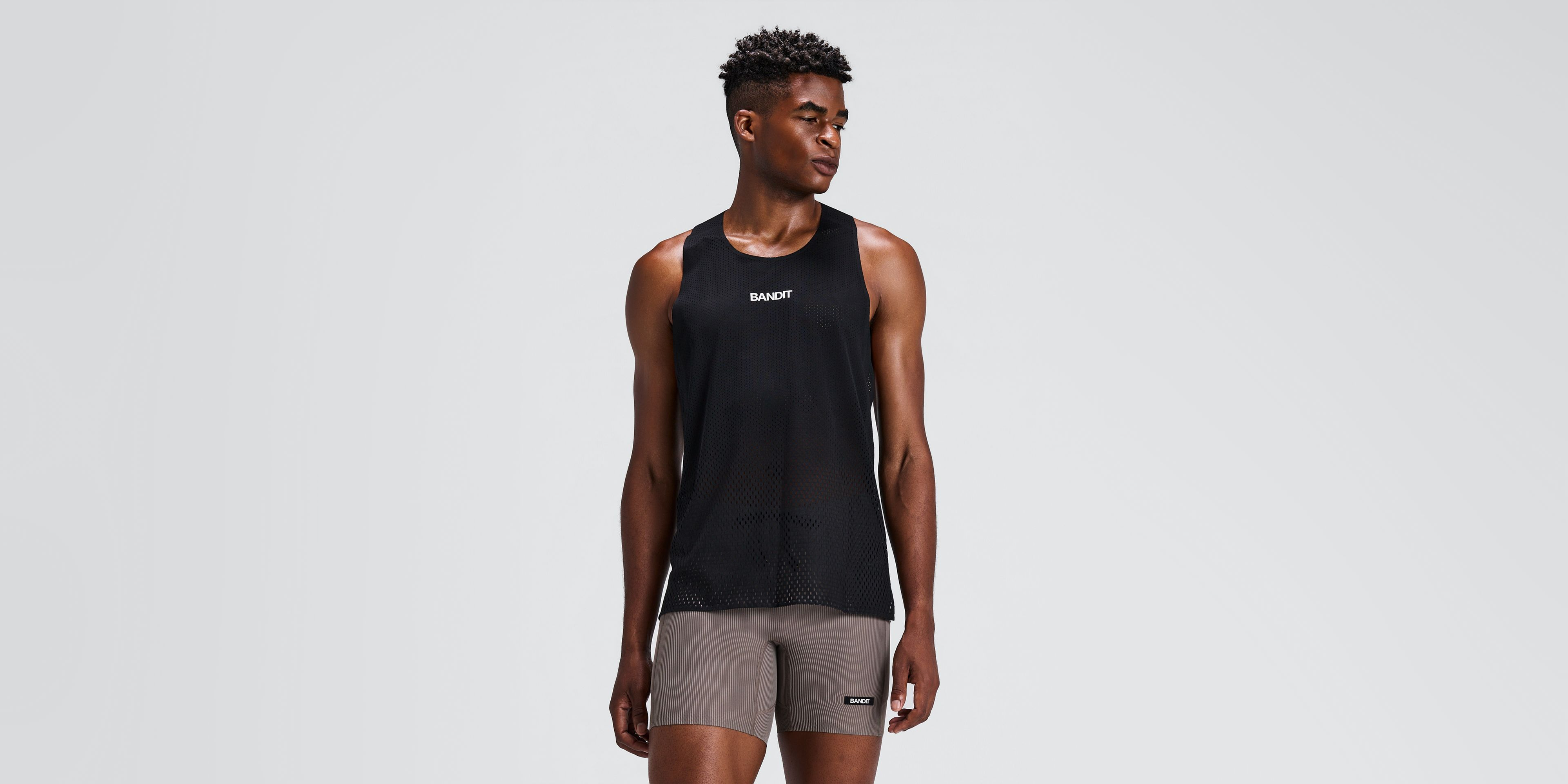 Men's Shredder™ Race Singlet - Black