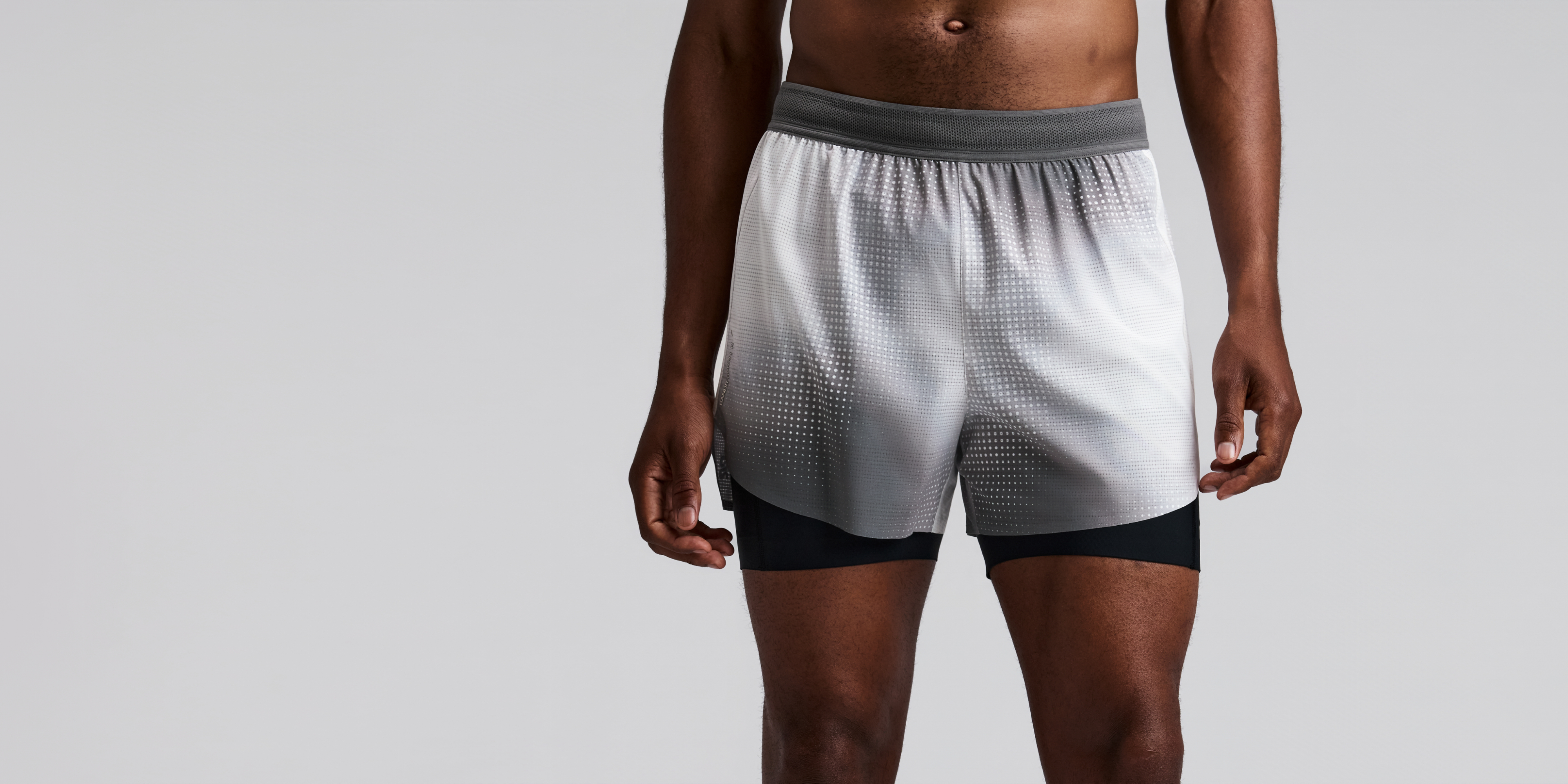 Men's CoolGrid™ 2-in-1 Run Short - Slate Multi