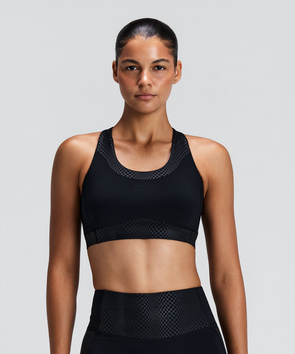 Women's Stamina-V™ Threshold Run Bra - Black