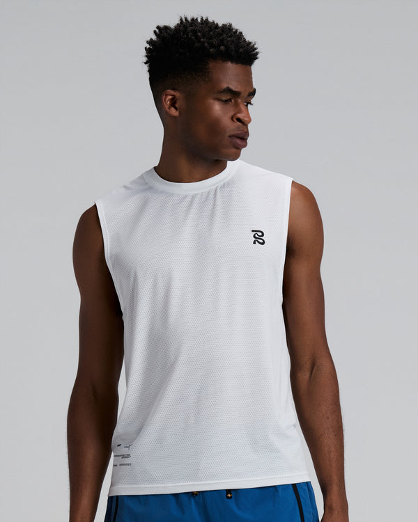 Men's Micromesh™ Run Tank - White