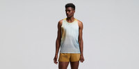 Thumbnail of Men's Shredder™ Race Singlet with Flopack™ - Lagoon Multi
