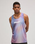 Thumbnail of Drift™ Mirage Racing Singlet - Deep Peri Blue with Rust Gradient