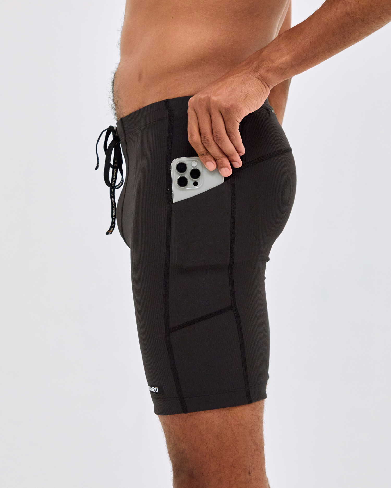 Cadence™ 7 Pocket Half Tights - Black