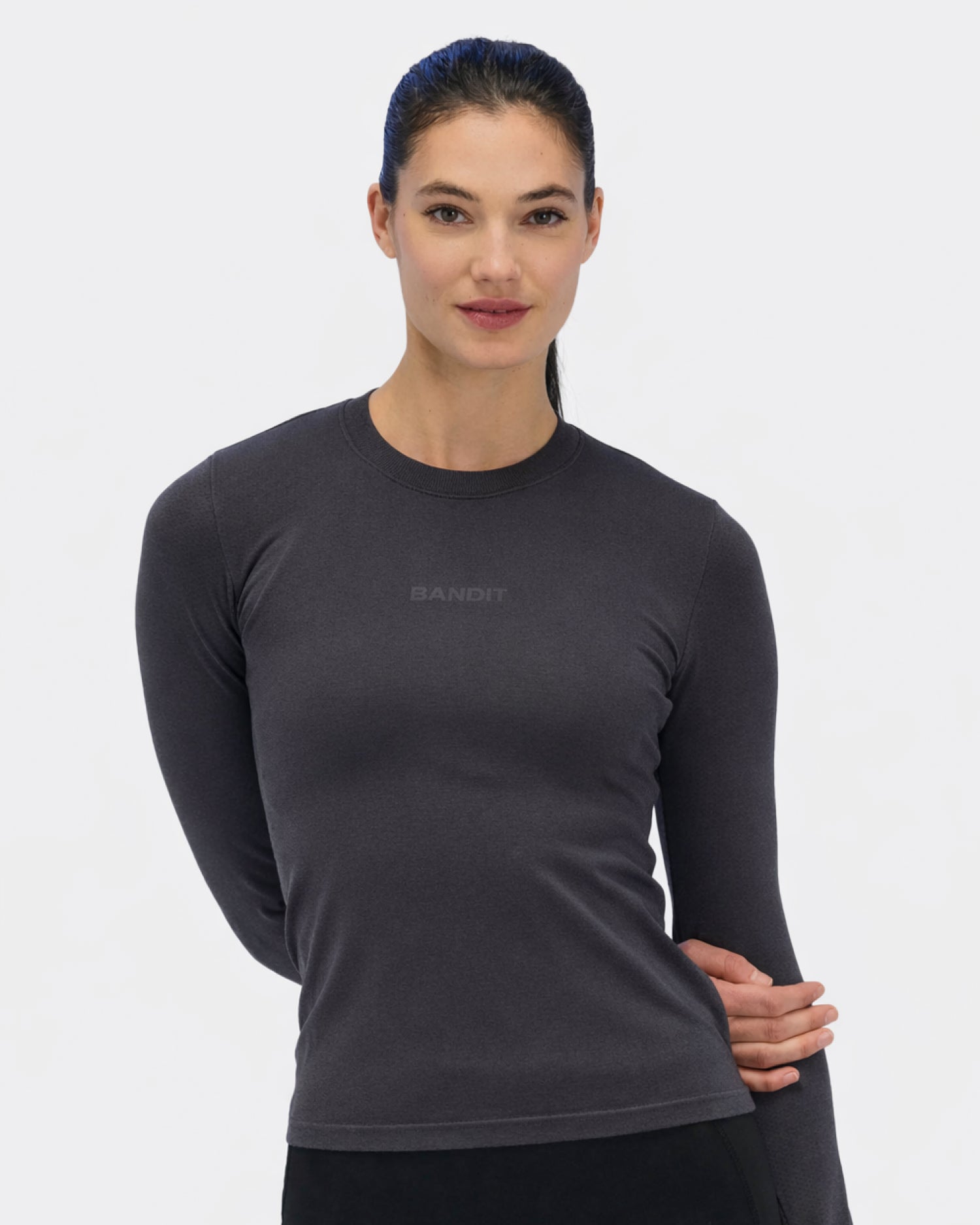 Women's Seamless Wool Blend Long Sleeve - Shadow