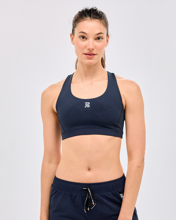 Women's Stamina™ Scoop Neck Run Bra - NY Navy