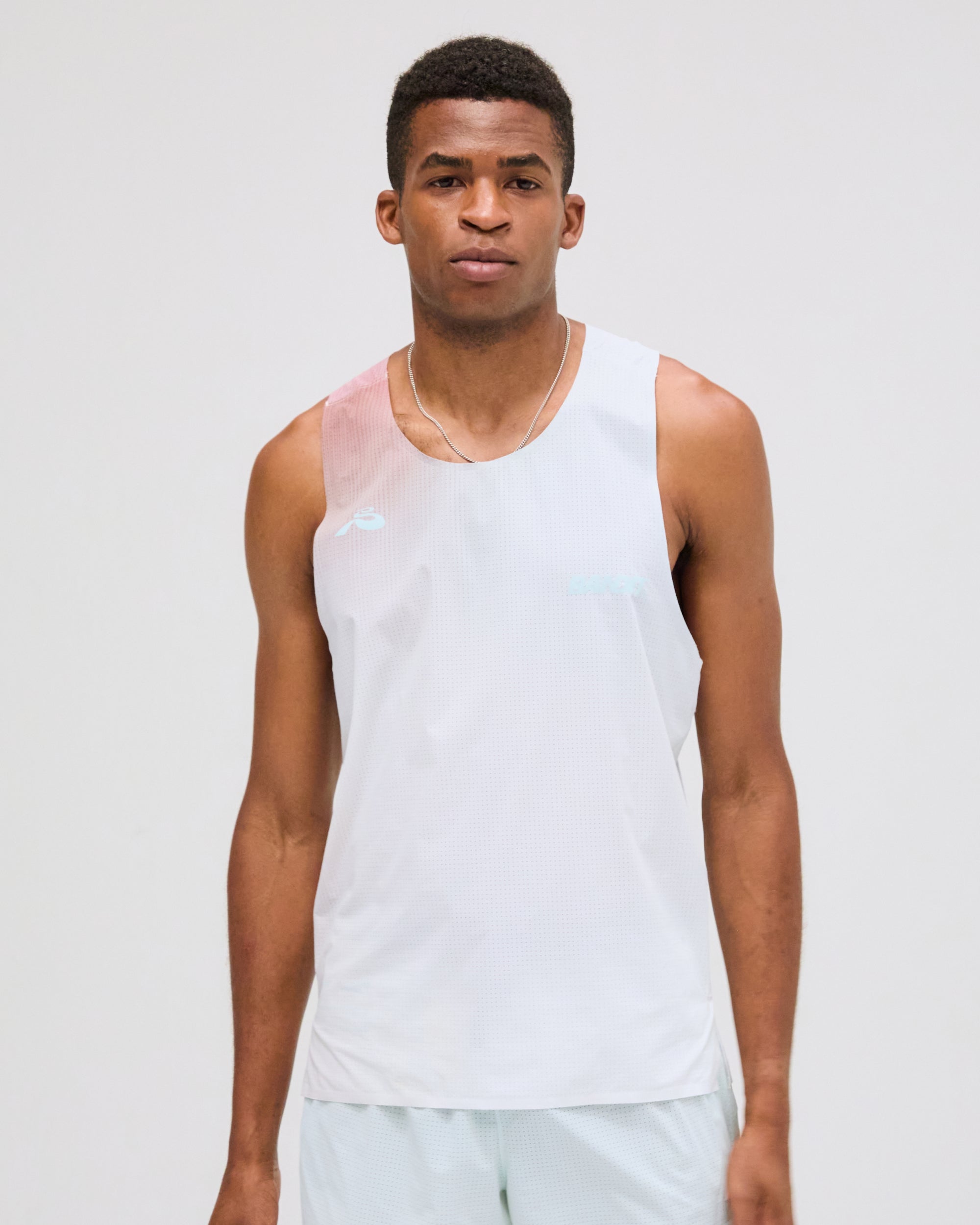 Vento™ Performance Singlet - Minty Blue Gradient