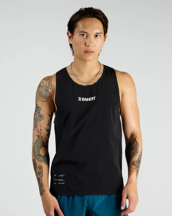 Men's Drift™ Performance Singlet - Black
