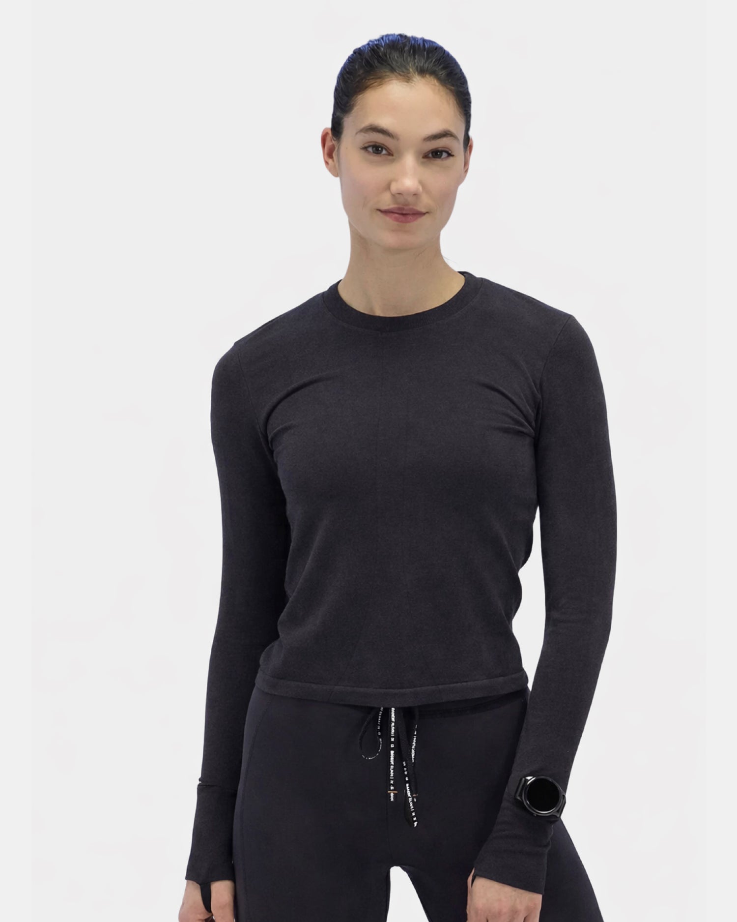 Women's Seamless Wool Blend Long Sleeve - Shadow