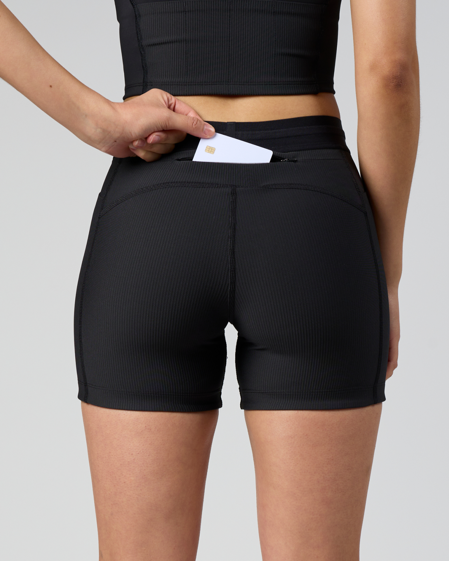 aclent アクレント High waist rib short pants ハイウエストリブショートパンツ｜ACLENT（アクレント）
