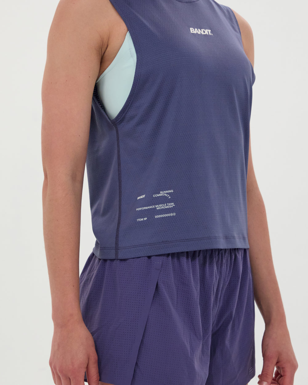 Subtle reflective logo detailing on and back. 
